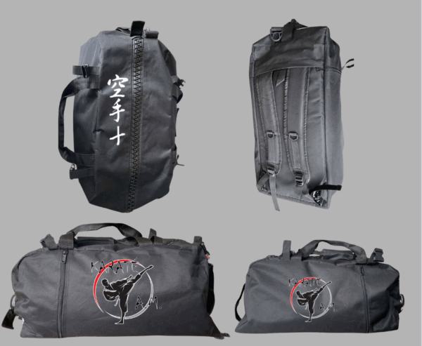 Sac de sport à gros zipper (noir)